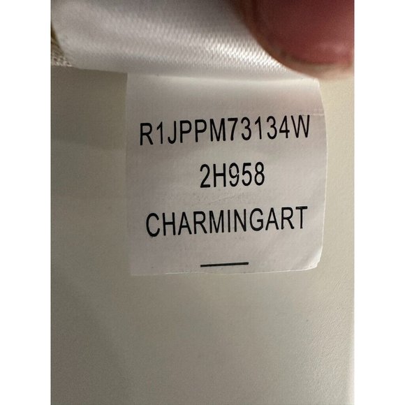 Farmers Market Blouse Woman's Size M Multicolor Boho Charming‎ Art - Picture 8 of 10